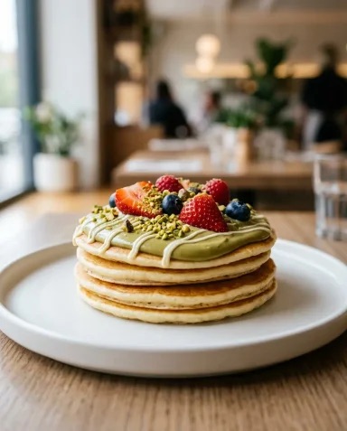 Pancakes Pistazien