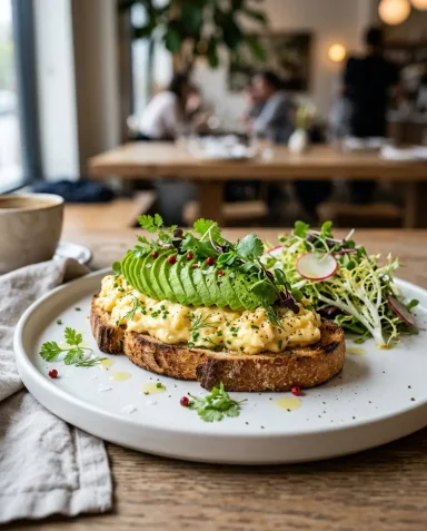 Rührei · Avocado